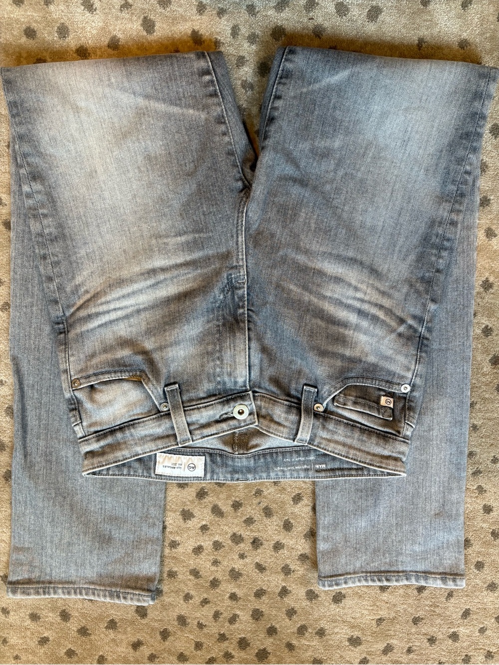AG Jeans Mari straight leg high rise size 28R - Picture 7 of 9